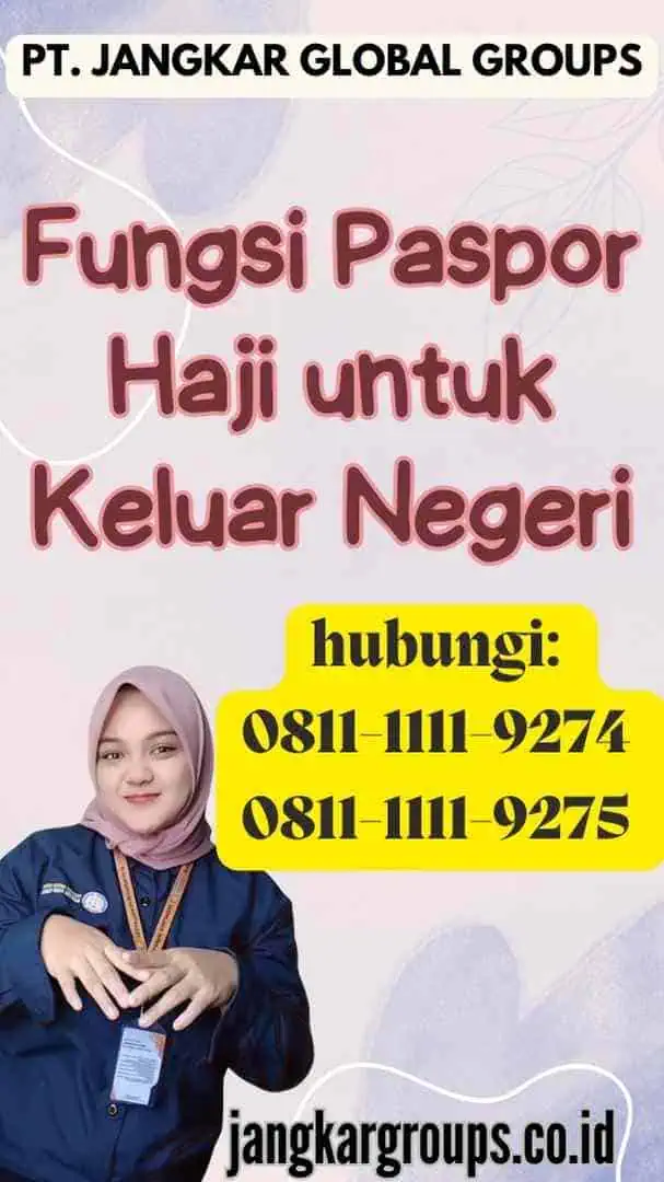 Fungsi Paspor Haji untuk Keluar Negeri