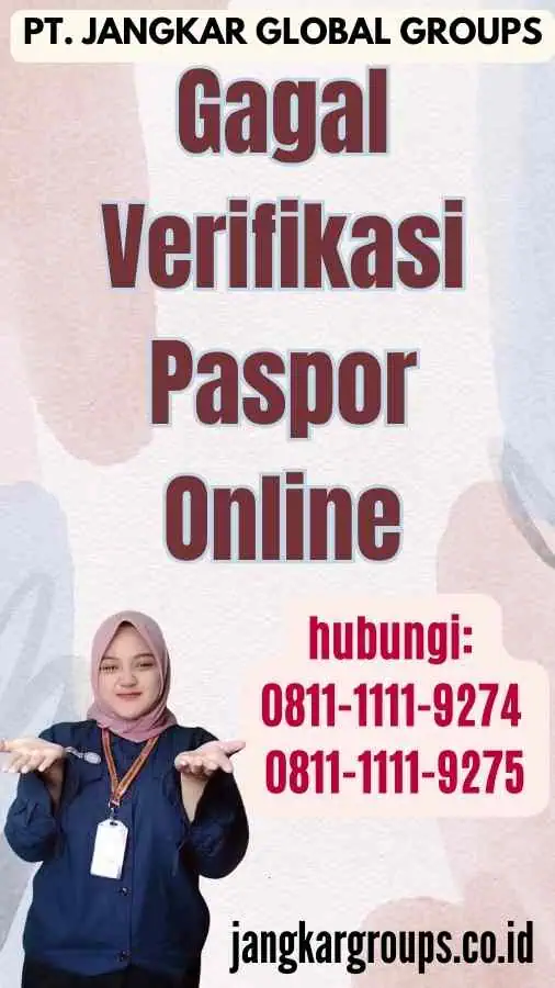 Gagal Verifikasi Paspor Online