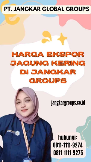 Harga Ekspor Jagung Kering di Jangkar Groups