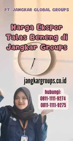 Harga Ekspor Talas Beneng di Jangkar Groups