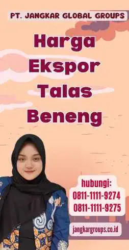 Harga Ekspor Talas Beneng