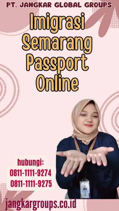 Imigrasi Semarang Passport Online