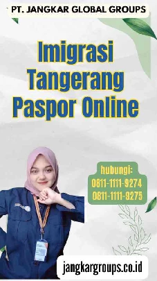 Imigrasi Tangerang Paspor Online