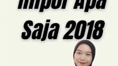 Indonesia Impor Apa Saja 2018