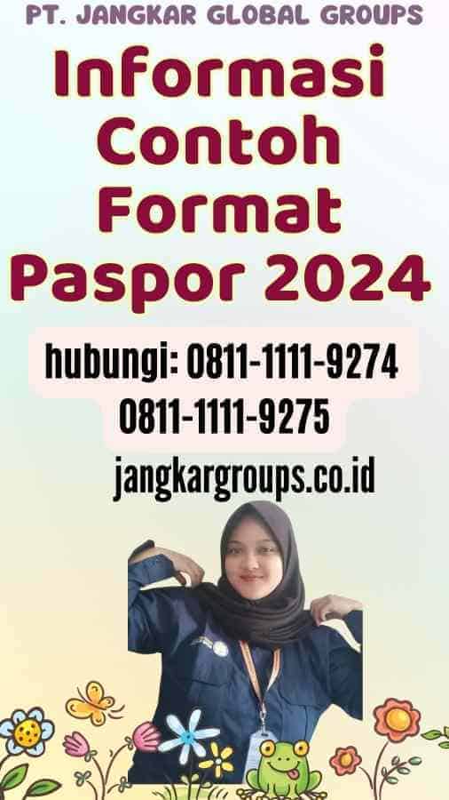 Informasi Contoh Format Paspor 2024