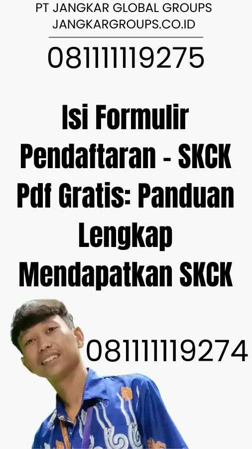 Isi Formulir Pendaftaran - SKCK Pdf Gratis Panduan Lengkap Mendapatkan SKCK