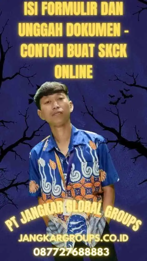 Isi Formulir dan Unggah Dokumen - Contoh Buat SKCK Online