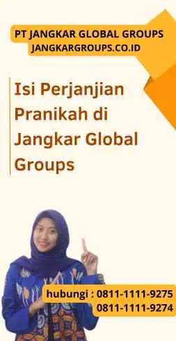 Isi Perjanjian Pranikah di Jangkar Global Groups