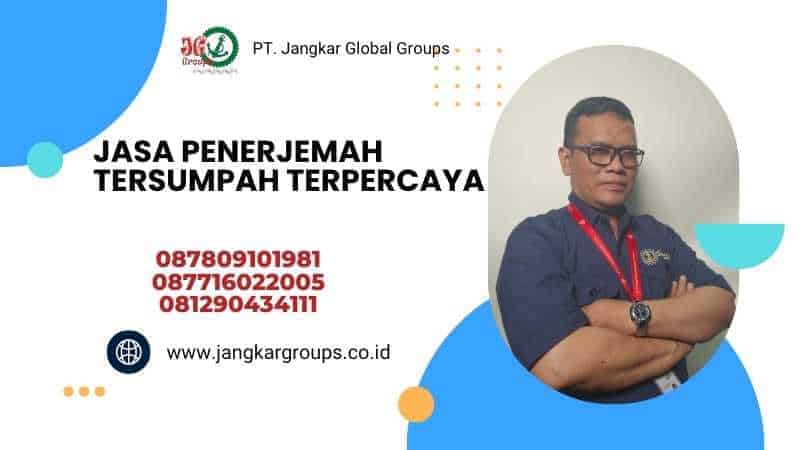 Jasa Penerjemah Tersumpah Terpercaya