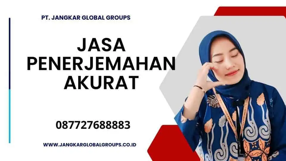 Jasa Penerjemahan Akurat