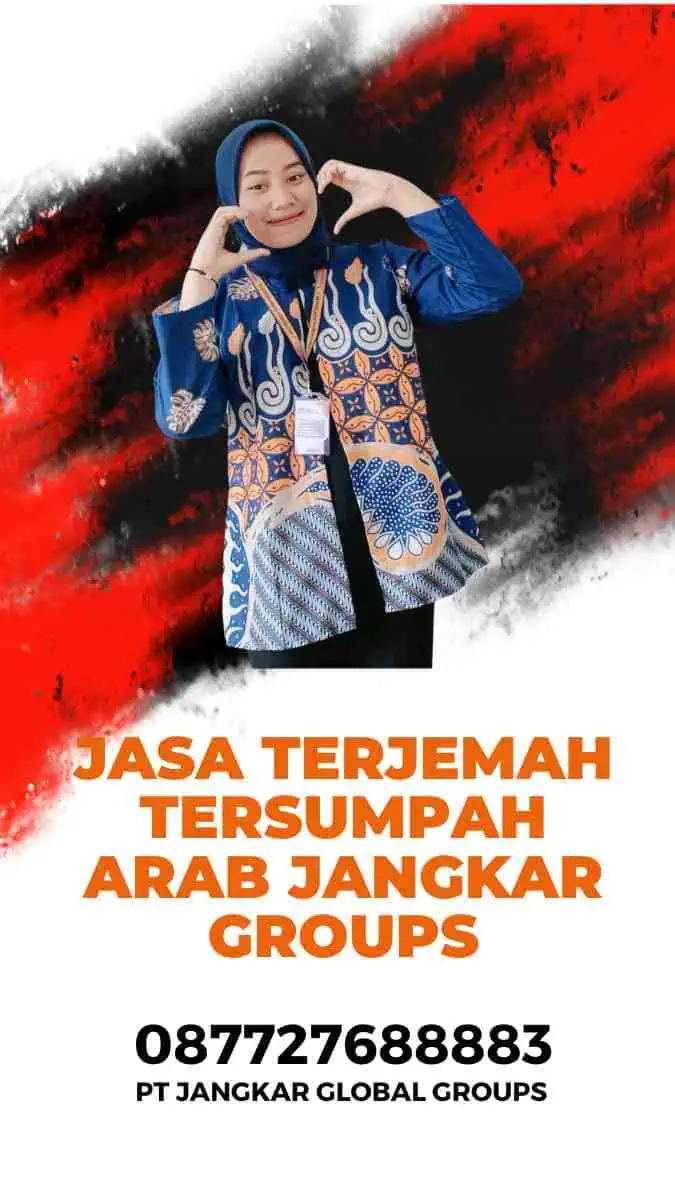 Jasa Terjemah Tersumpah Arab Jangkar Groups