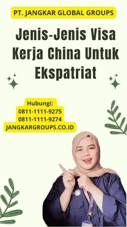 Jenis-Jenis Visa Kerja China Untuk Ekspatriat