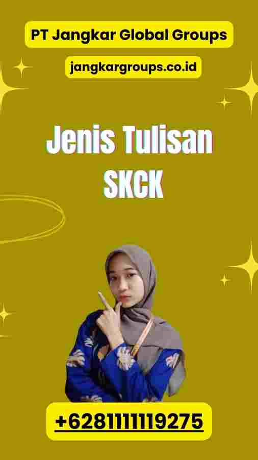 Jenis Tulisan SKCK