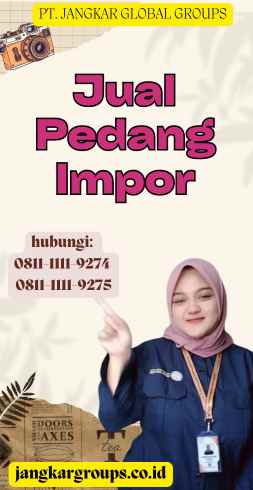 Jual Pedang Impor