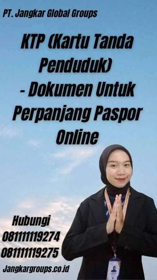 KTP (Kartu Tanda Penduduk) - Dokumen Untuk Perpanjang Paspor Online