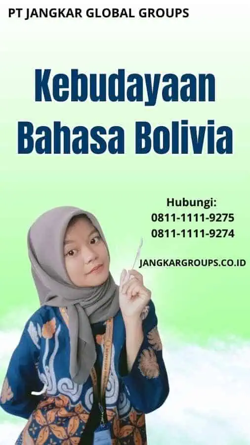 Kebudayaan Bahasa Bolivia