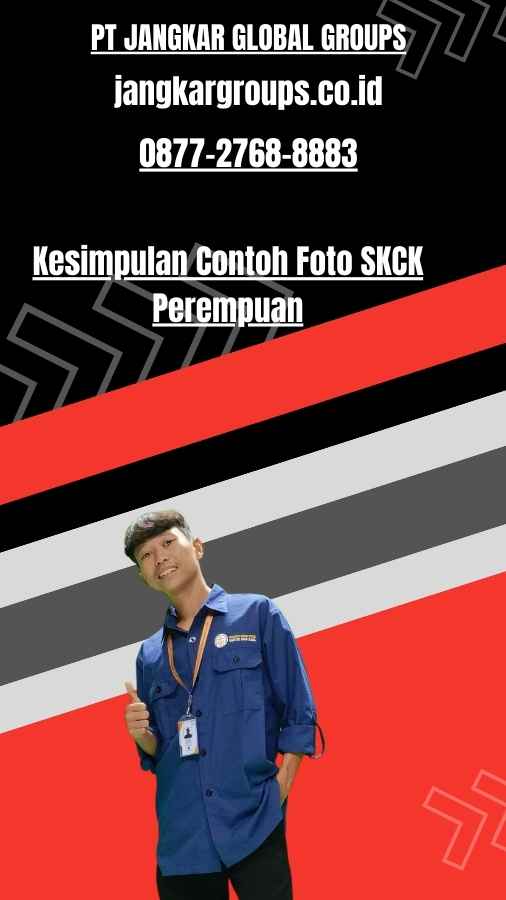 Kesimpulan Contoh Foto SKCK Perempuan