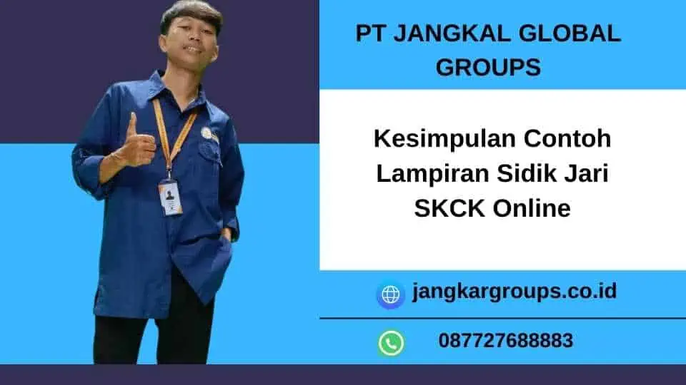 Kesimpulan Contoh Lampiran Sidik Jari SKCK Online