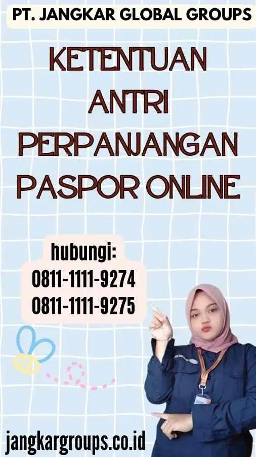 Ketentuan Antri Perpanjangan Paspor Online