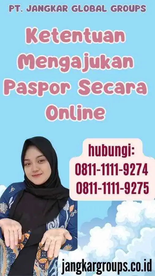 Ketentuan Mengajukan Paspor Secara Online