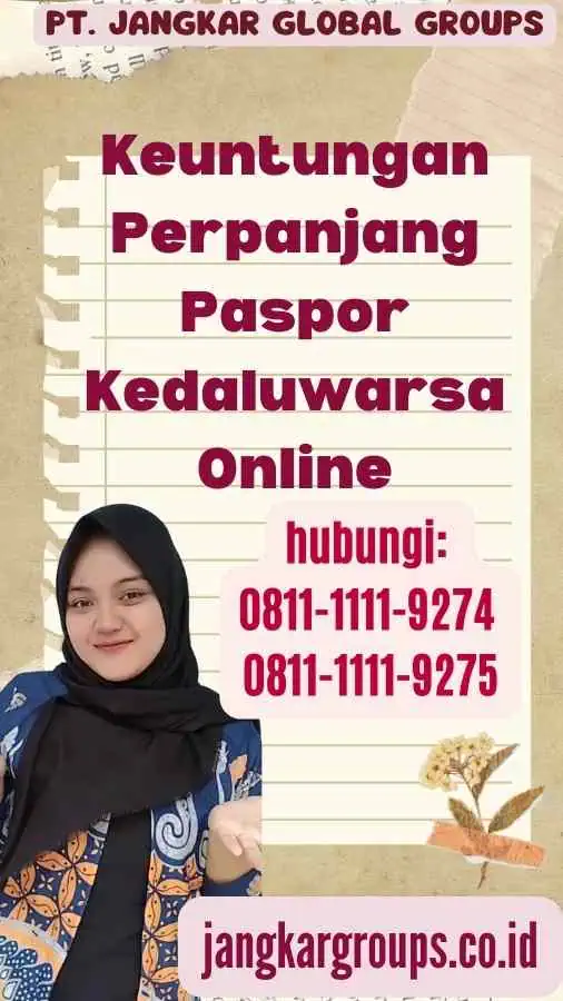 Keuntungan Perpanjang Paspor Kedaluwarsa Online