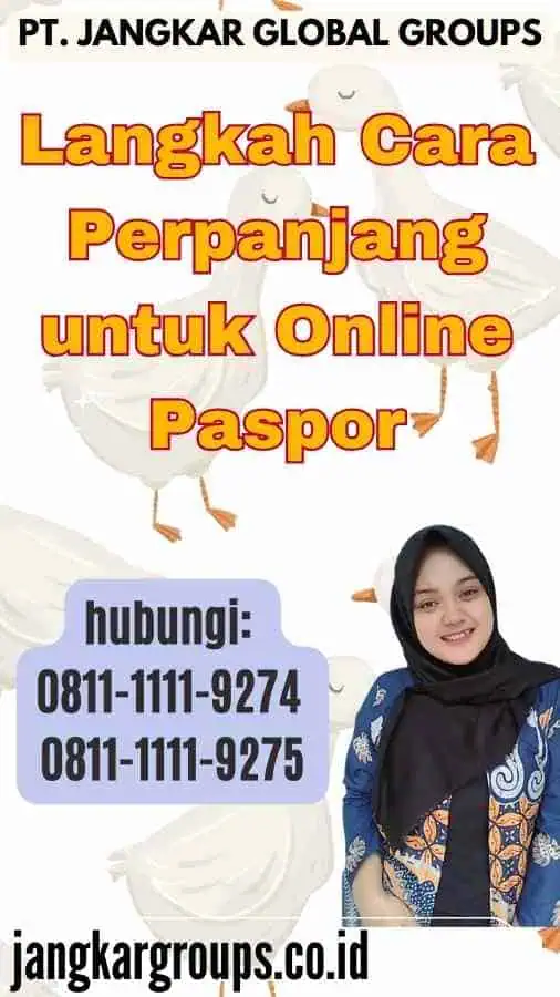 Langkah Cara Perpanjang untuk Online Paspor