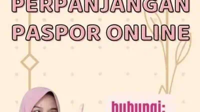 Langkah Perpanjangan Paspor Online