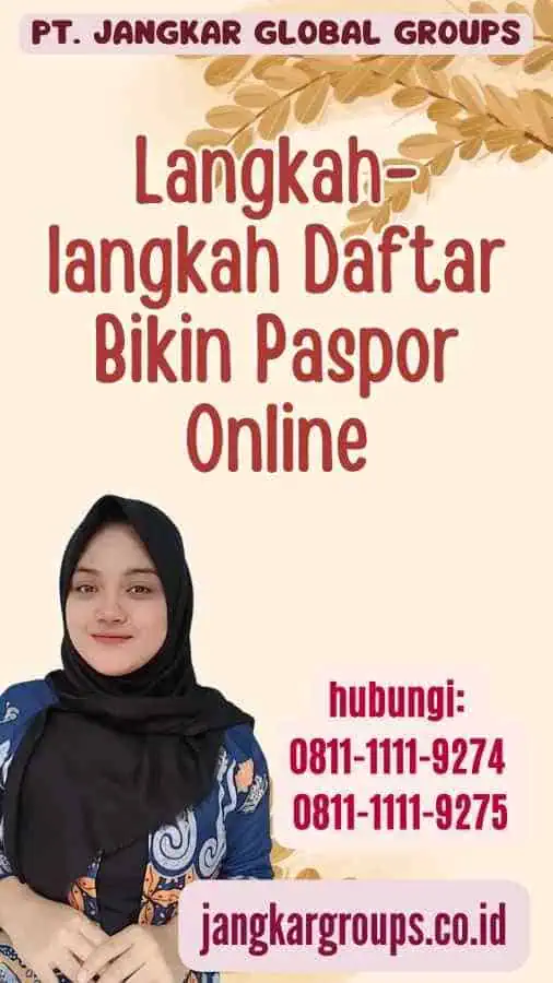 Langkah-langkah Daftar Bikin Paspor Online