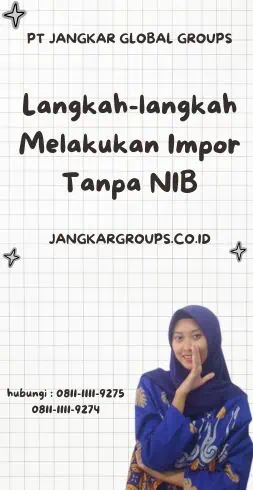 Langkah-langkah Melakukan Impor Tanpa NIB