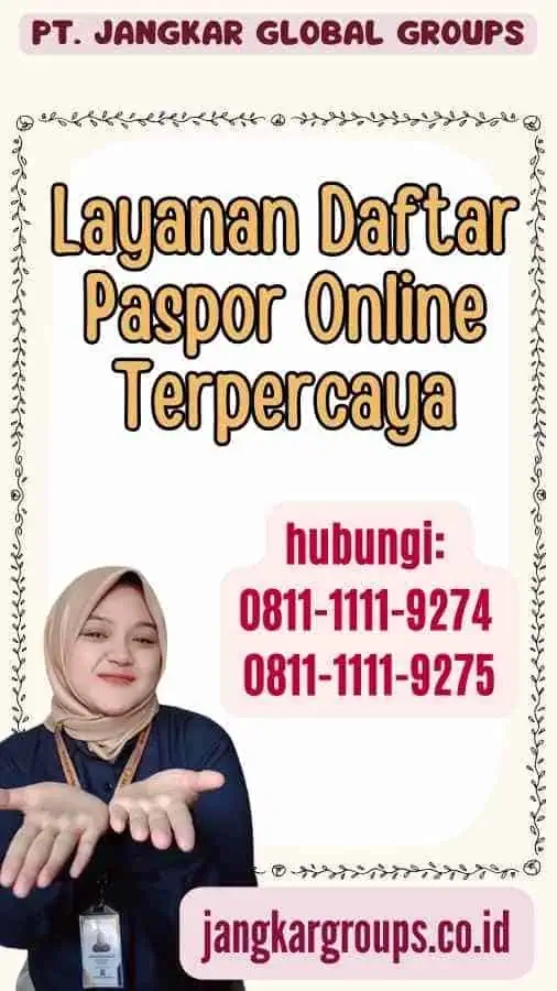 Layanan Daftar Paspor Online Terpercaya