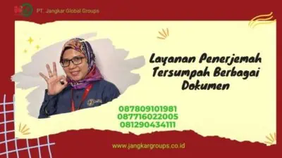 Layanan Penerjemah Tersumpah Berbagai Dokumen