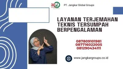 Layanan Terjemahan Teknis Tersumpah Berpengalaman