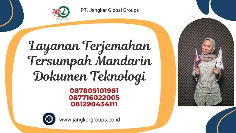 Layanan Terjemahan Tersumpah Mandarin