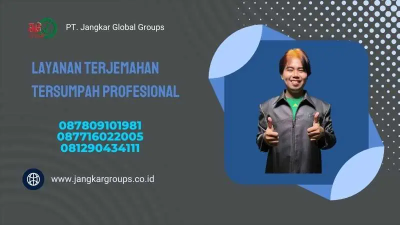 Layanan Terjemahan Tersumpah Profesional