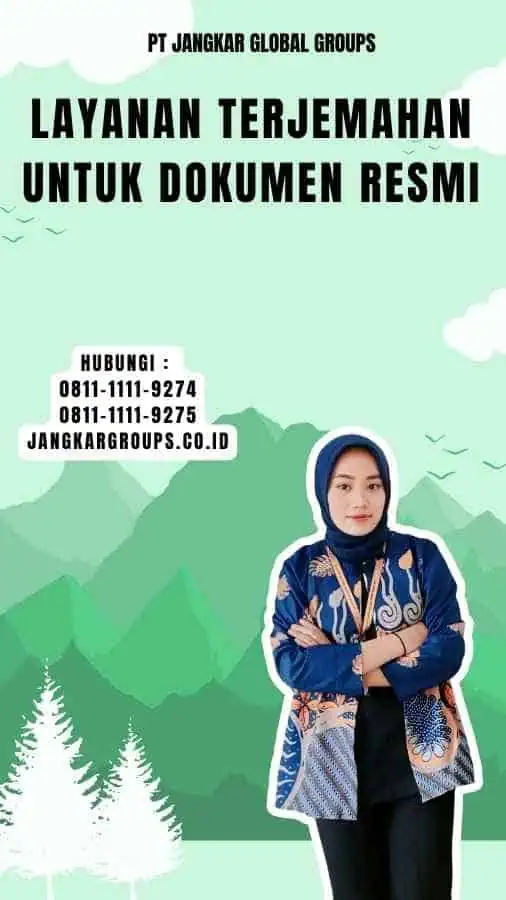 Layanan Terjemahan untuk Dokumen Resmi