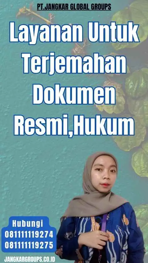 Layanan Untuk Terjemahan Dokumen Resmi,Hukum