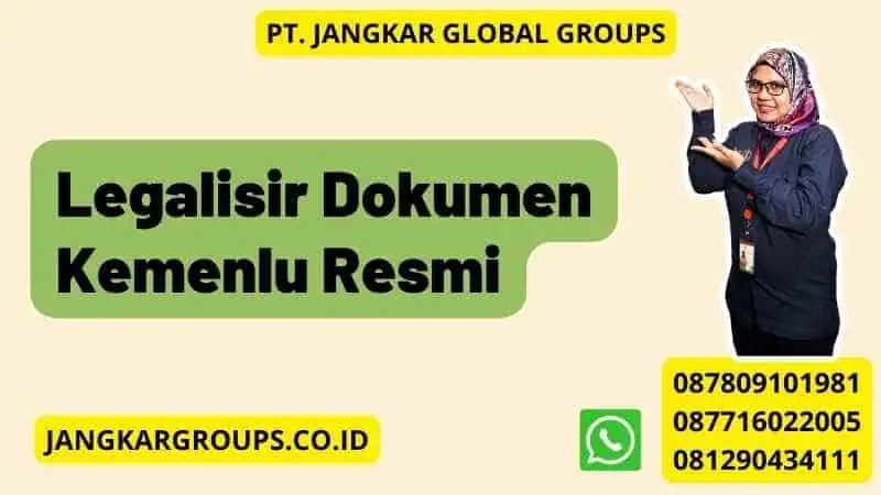 Legalisir Dokumen Kemenlu Resmi