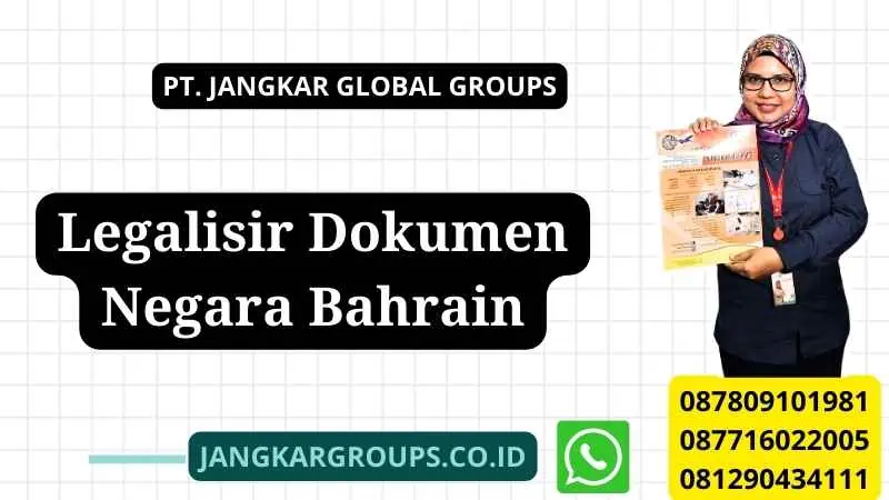 Legalisir Dokumen Negara Bahrain