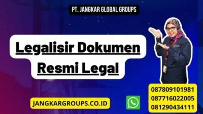 Legalisir Dokumen Resmi Legal