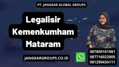 Legalisir Kemenkumham Mataram