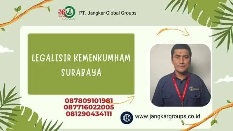 Legalisir Kemenkumham Surabaya