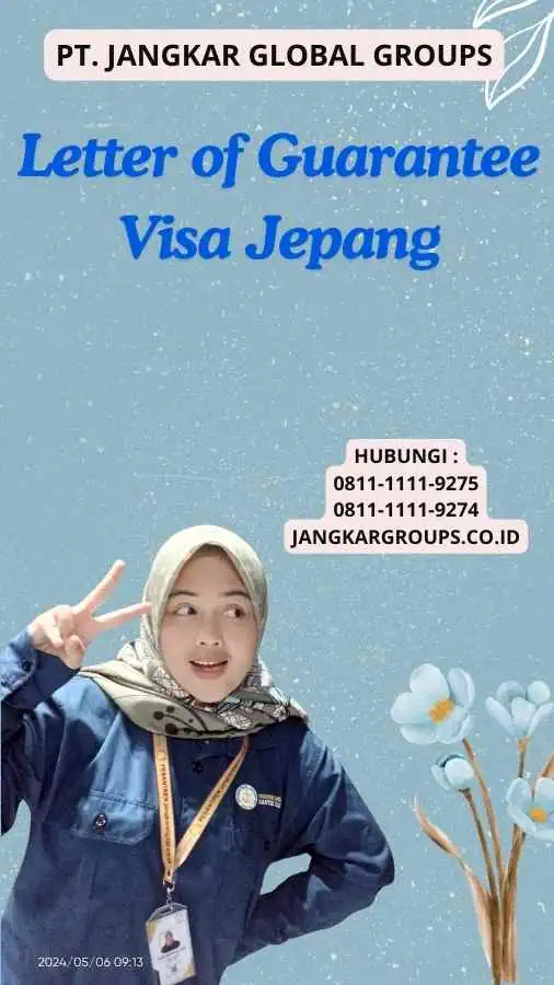 Letter of Guarantee Visa Jepang