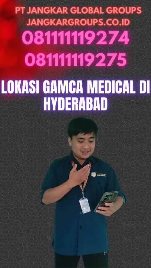 Lokasi Gamca Medical di Hyderabad