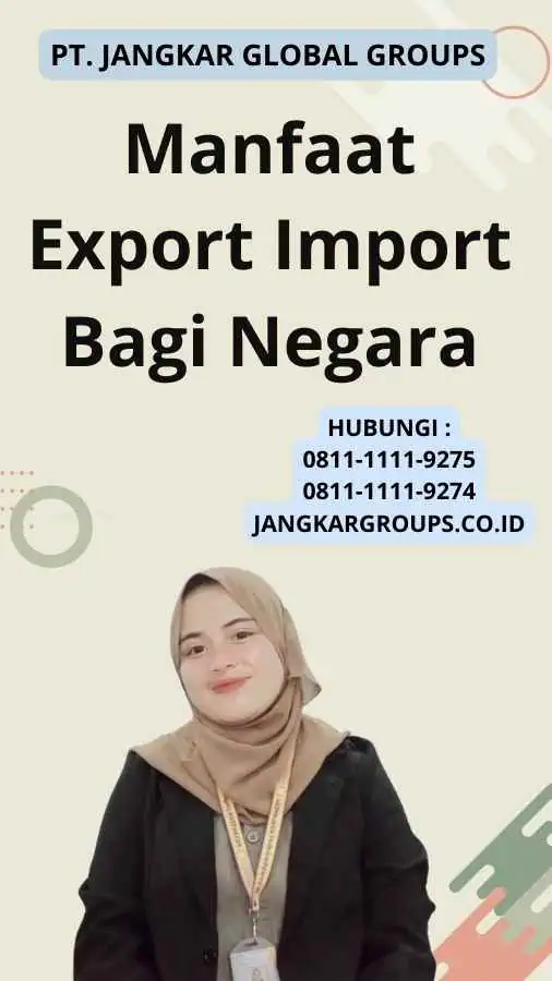 Manfaat Export Import Bagi Negara