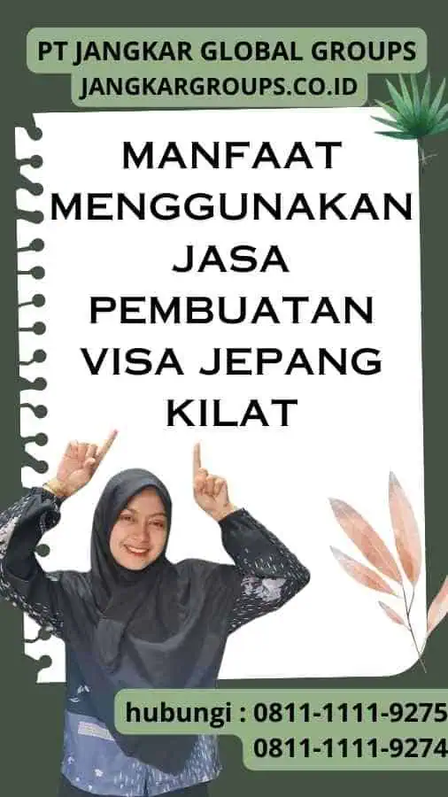 Manfaat Menggunakan Jasa Pembuatan Visa Jepang Kilat