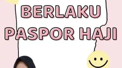 Masa Berlaku Paspor Haji