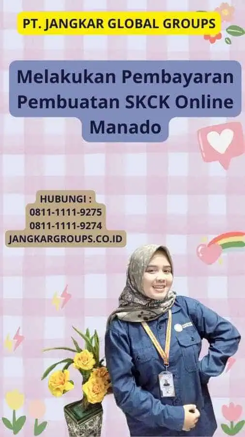 Melakukan Pembayaran Pembuatan SKCK Online Manado