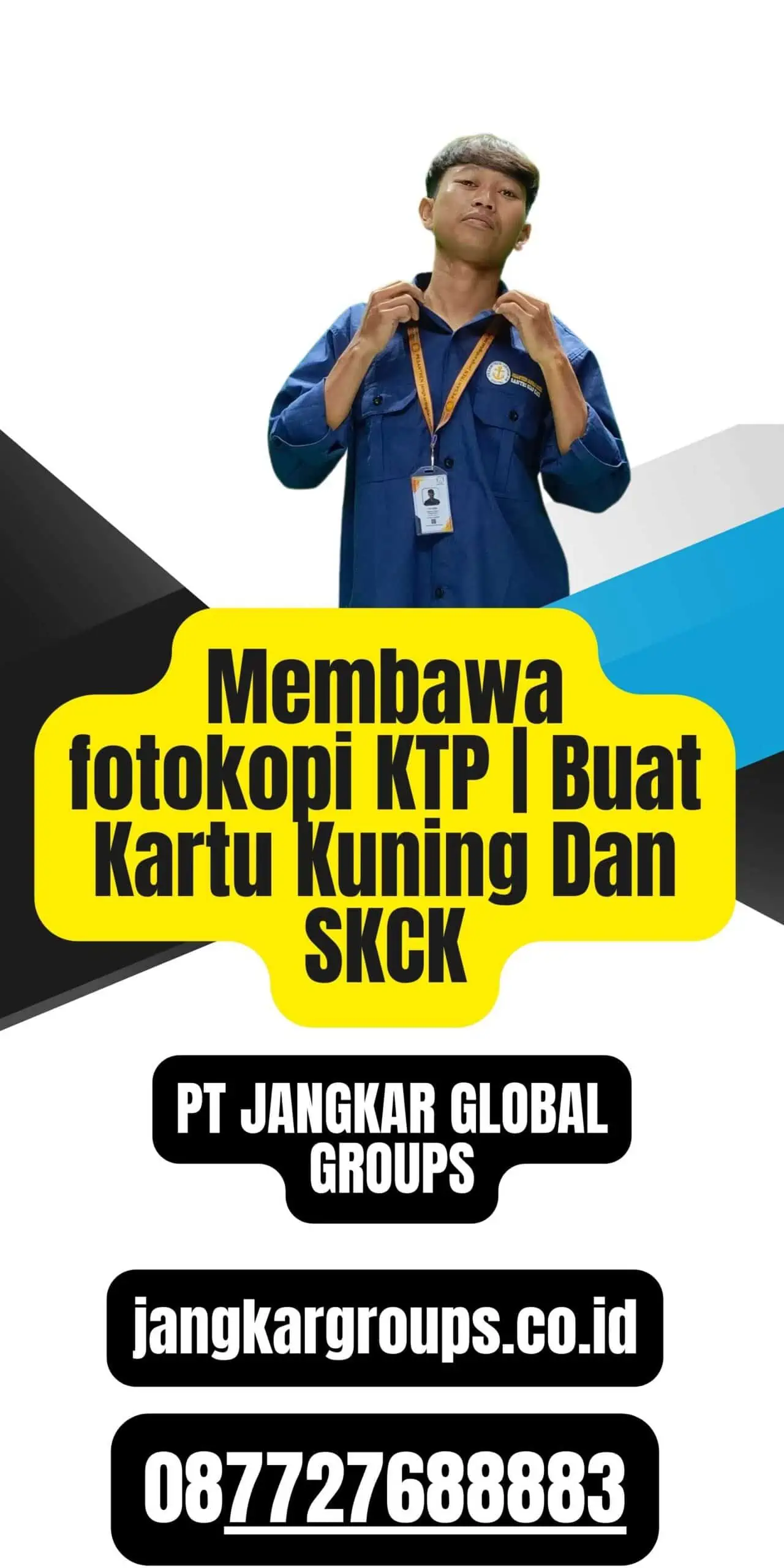 Membawa fotokopi KTP Buat Kartu Kuning Dan SKCK