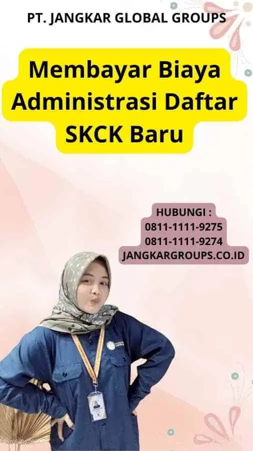 Membayar Biaya Administrasi Daftar SKCK Baru