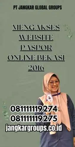 Mengakses Website Paspor Online Bekasi 2016